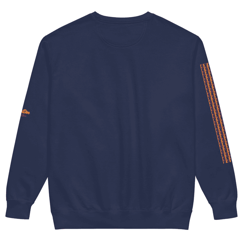 Unisex garment-dyed sweatshirt in True Navy
