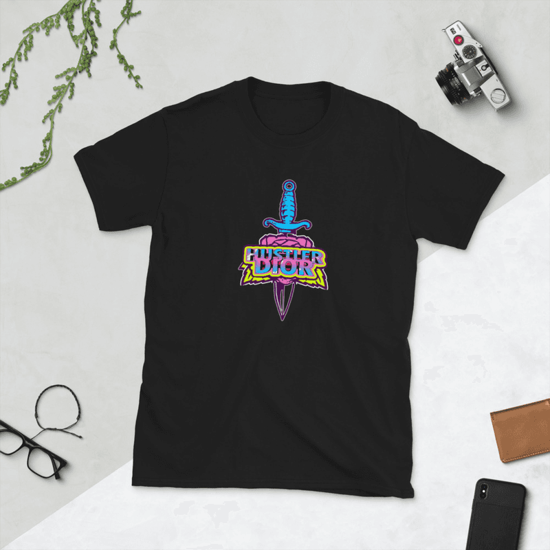 HustlerDior Dagger Unisex Tee in Black