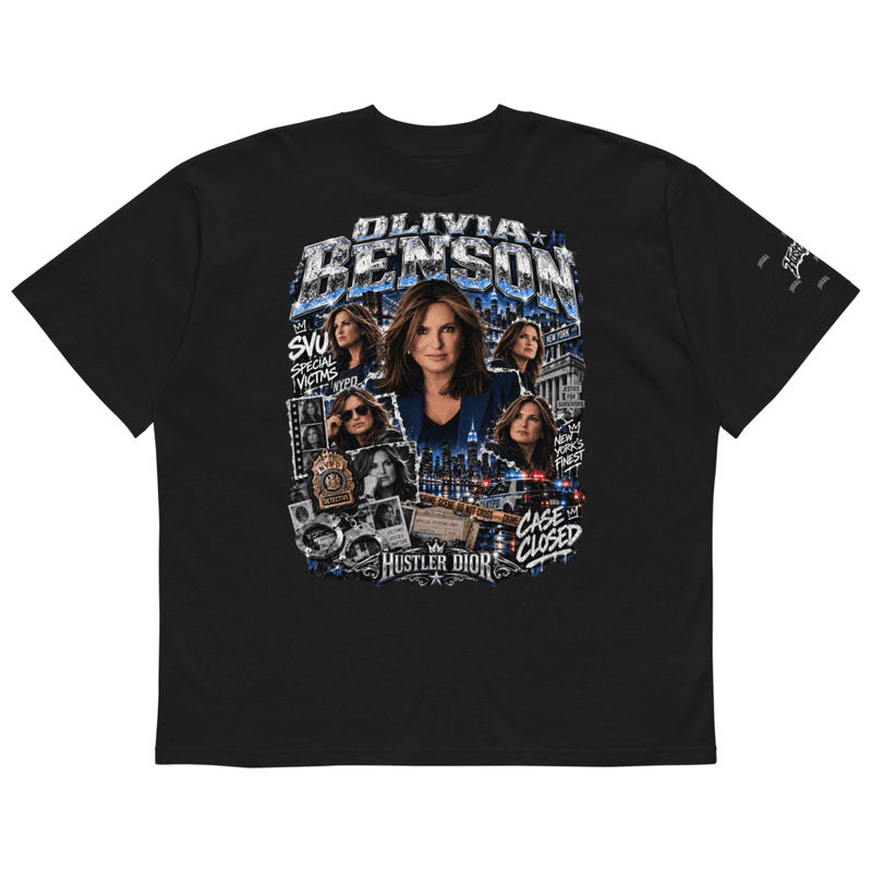 Olivia Benson Oversized Tee | Vintage SVU Bootleg Streetwear