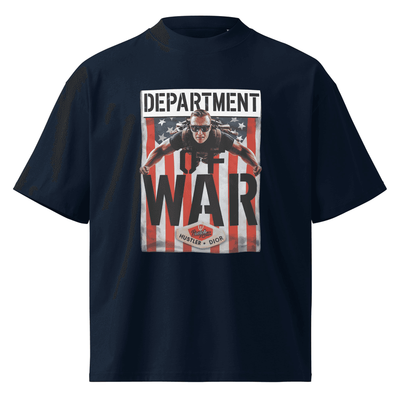 Hustler Dior: “Raise the Flag” — Oversized Department of War Tee
