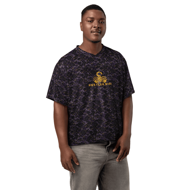 Hustler Dior Purple Hazard | Boxy Football Jersey | Sample Review in White