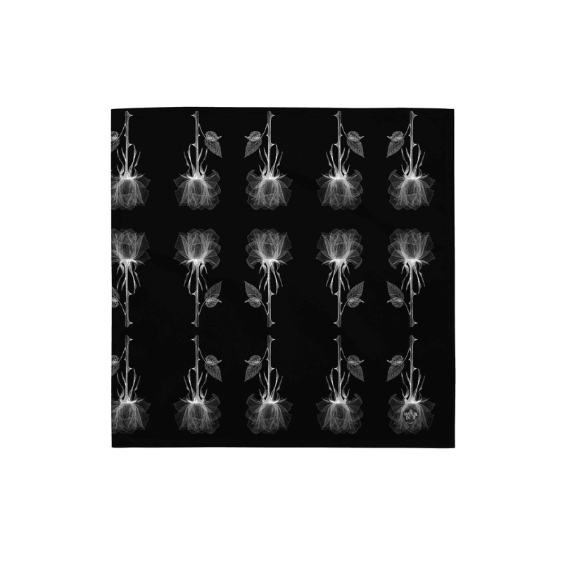 Xray Flower Power All-over print bandana in White