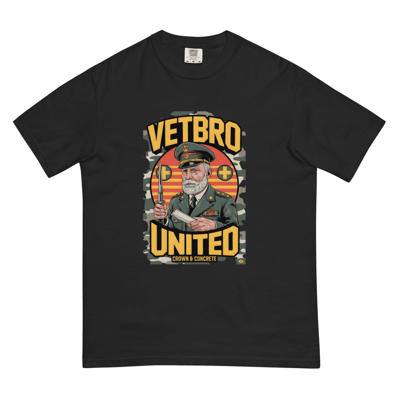Vetbros United Miltok T-Shirt | Veteran & Military TikTok Graphic Tee
