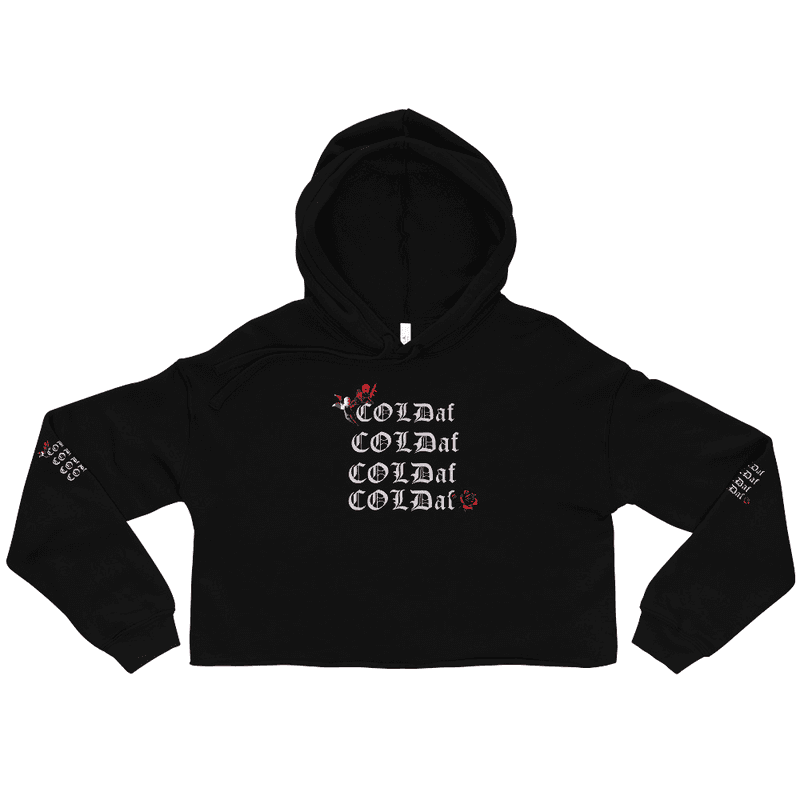 COLD af Crop Hoodie