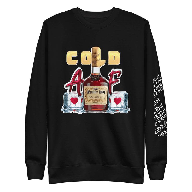 Unisex Fleece Pullover in Black