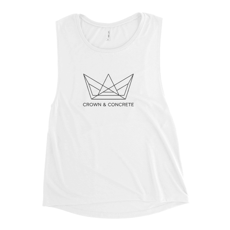 Crown and Concrete Ladies Muscle Classic Beauty Tank Top