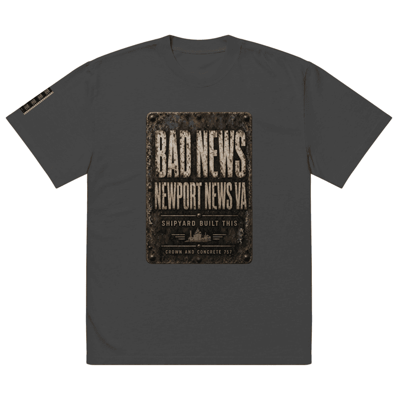 Newport News Oversized faded t-shirt in Faded Black