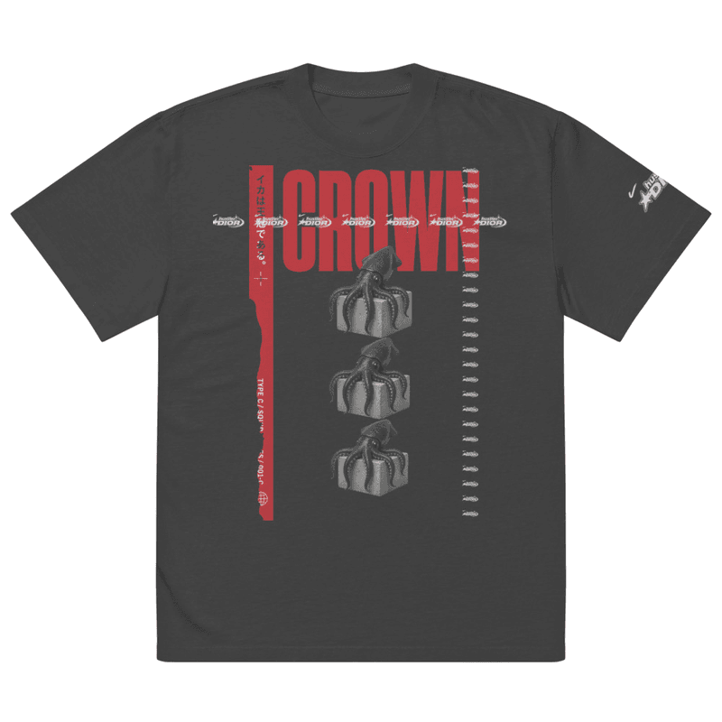 Ancient Wisdom Oversized faded t-shirt in Faded Black