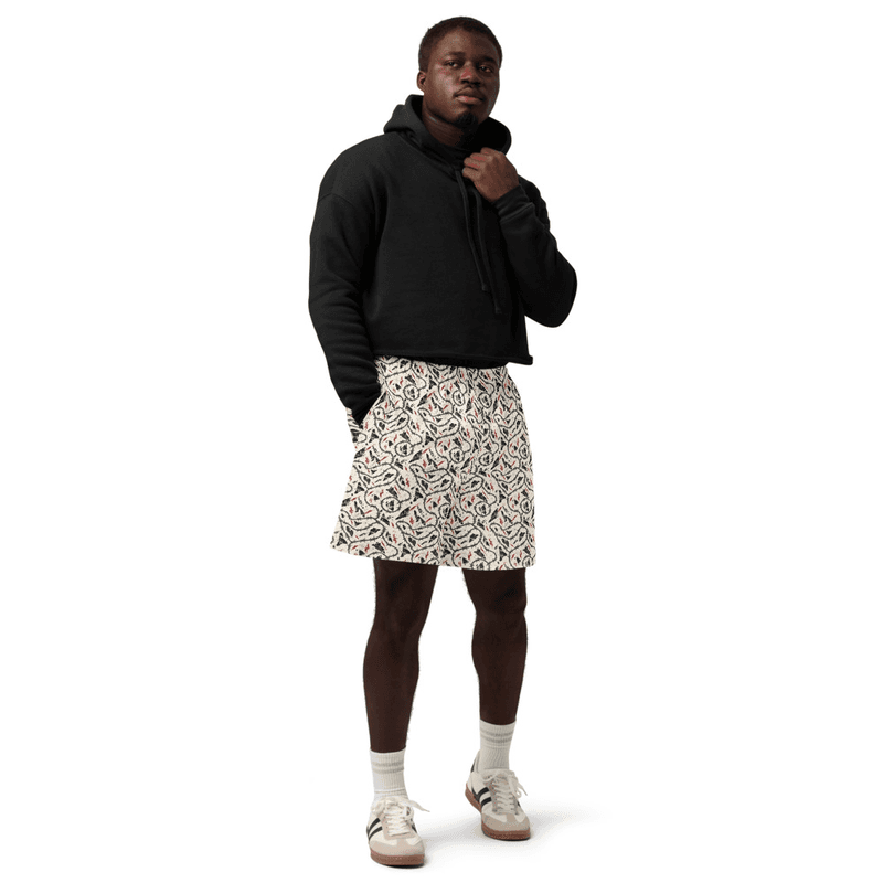 Hustler Dior Bone Riot | Cotton Long Shorts | Sample Review in White