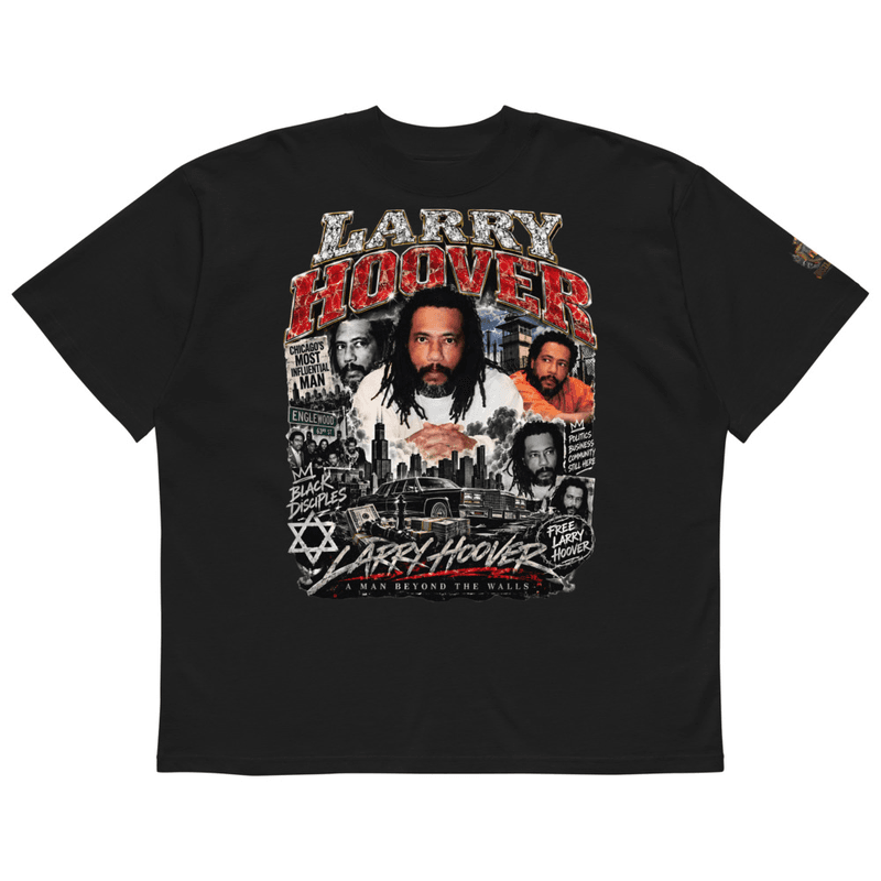 Larry Hoover Vintage Bootleg Graphic Tee | Chicago Streetwear Oversized Shirt